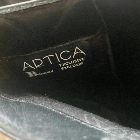 Artica Leather AnkleBoots black size 8 small heel. - Picture 14 of 14